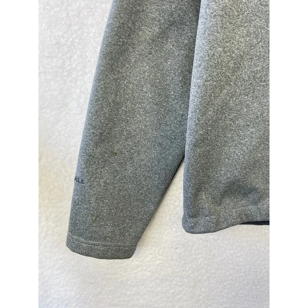 The North Face WindWall Full Zip Jacket Mens Size Large Gray Heathered Outdoor
